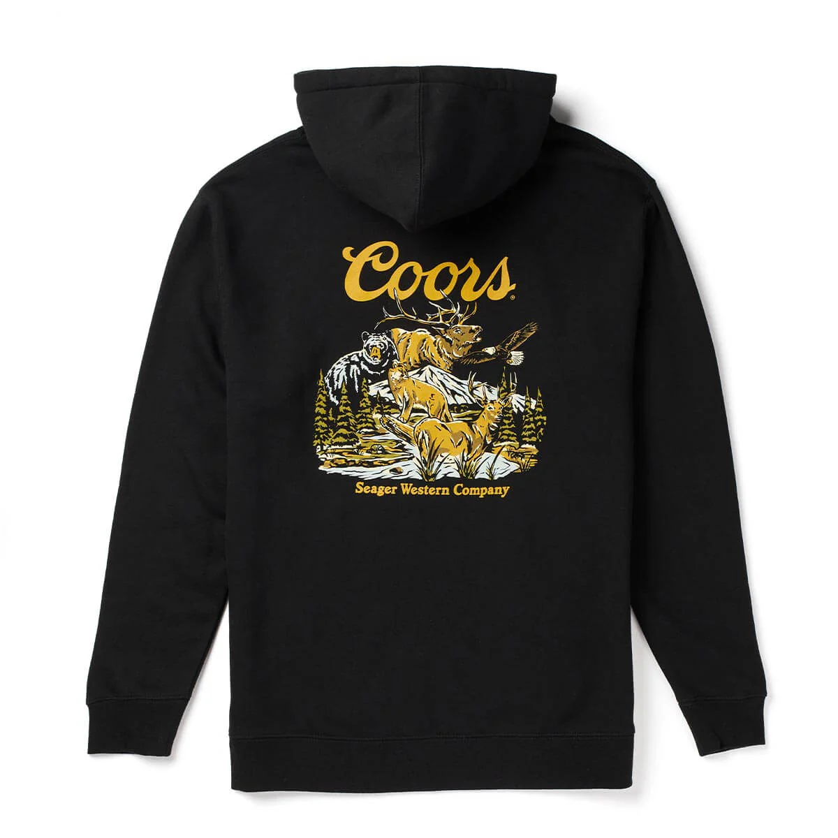 Seager x Coors Banquet Preserve Hoodie Black