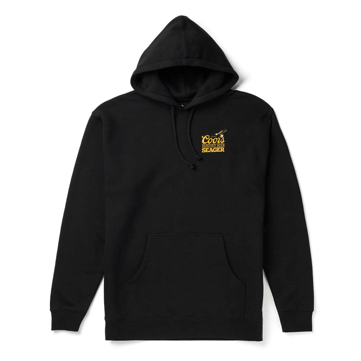 Seager x Coors Banquet Preserve Hoodie Black - Image 2