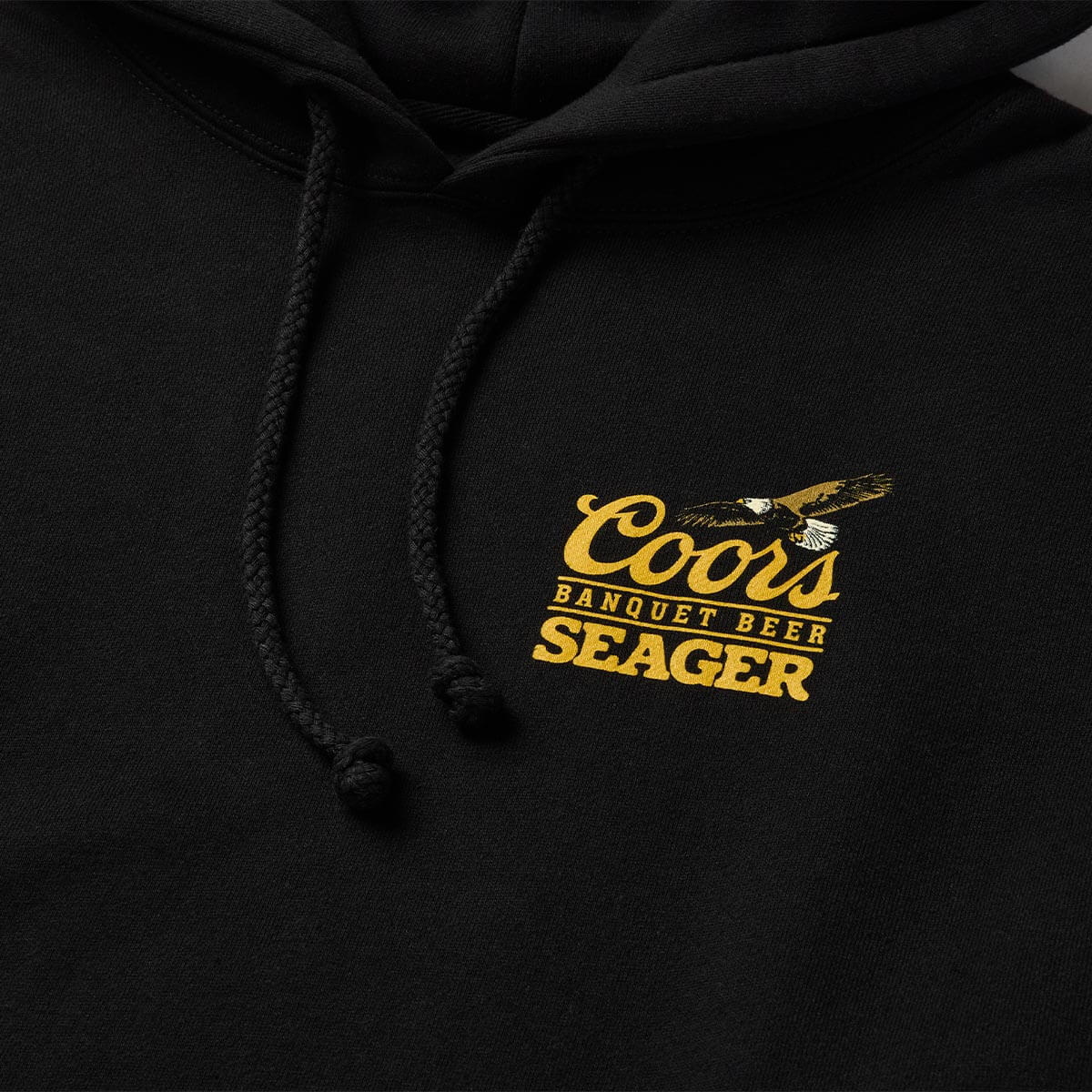 Seager x Coors Banquet Preserve Hoodie Black - Image 3