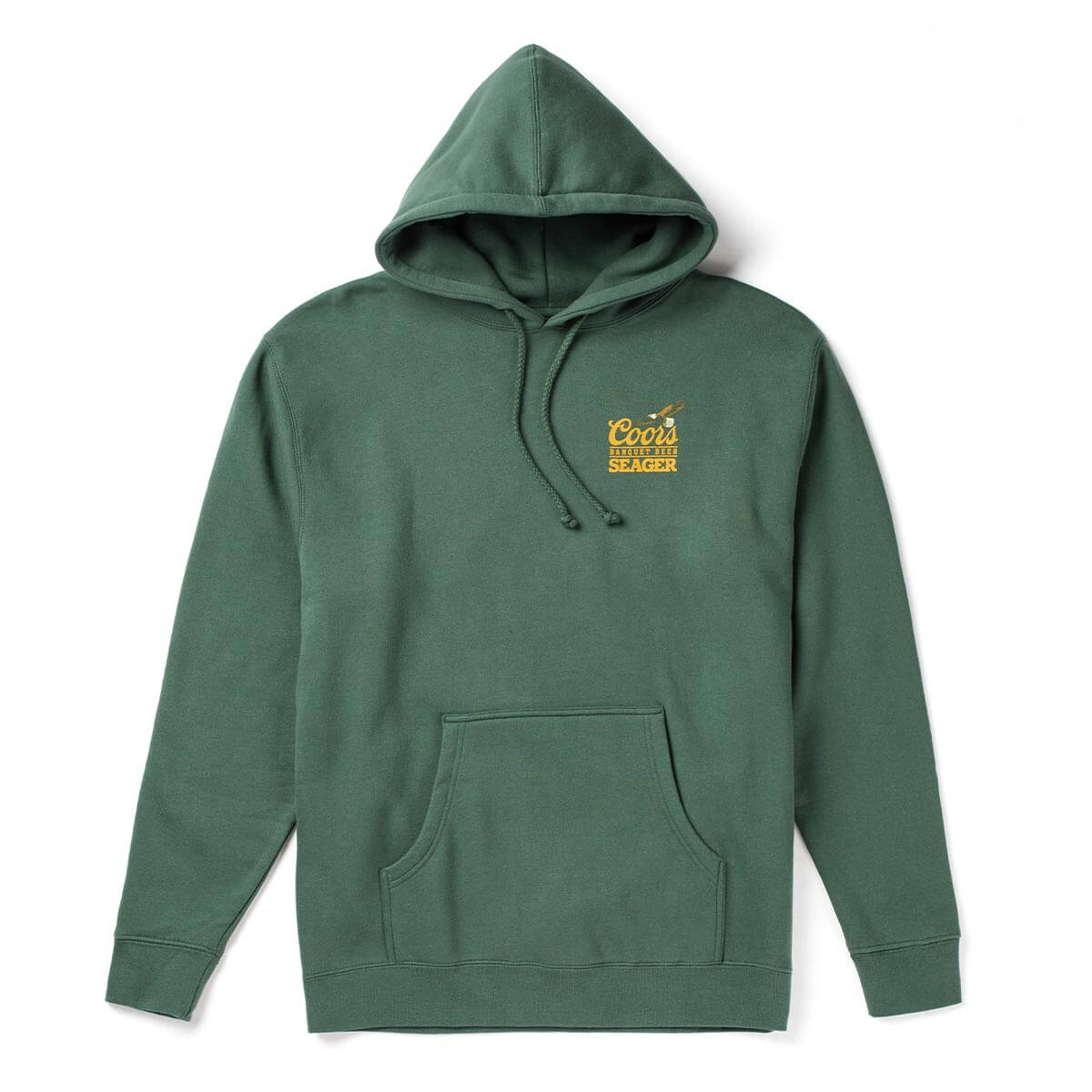 Seager x Coors Banquet Preserve Hoodie Green - Image 2