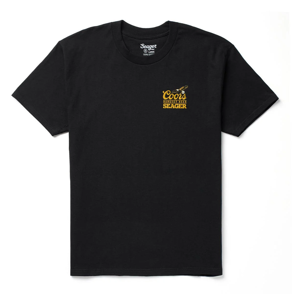 Seager x Coors Banquet Preserve Tee Black - Image 2
