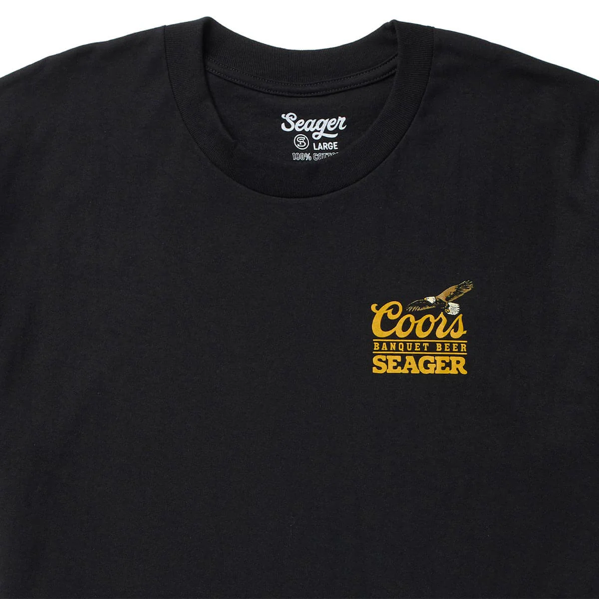 Seager x Coors Banquet Preserve Tee Black - Image 5