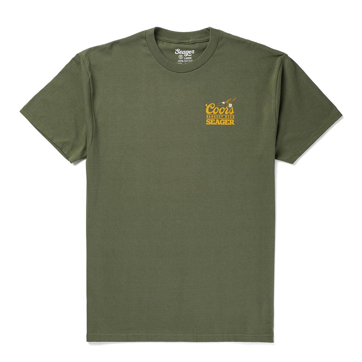 Seager x Coors Banquet Preserve Tee Surplus Green - Image 2