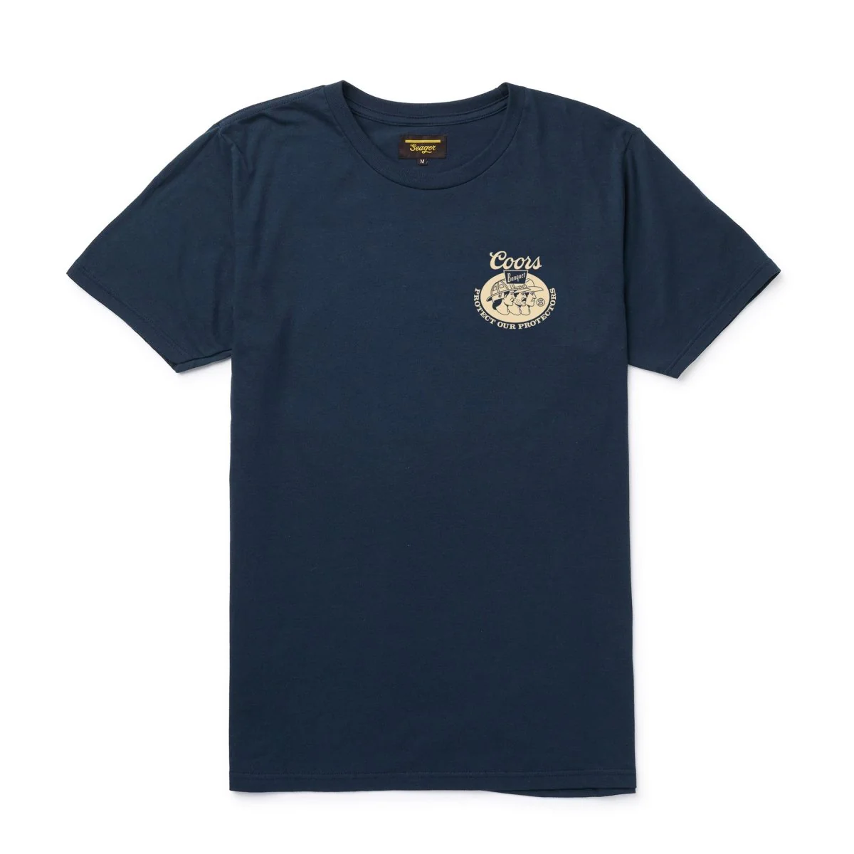 Seager x Coors Banquet Protectors Tee Navy - Image 2