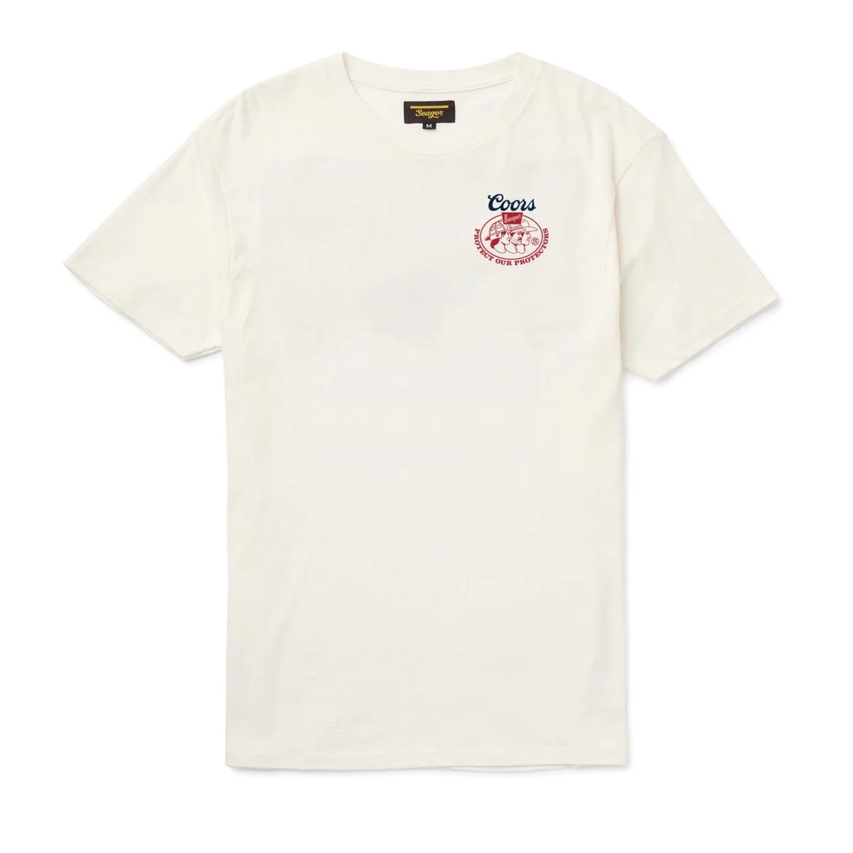 Seager x Coors Banquet Protectors Tee White - Image 2