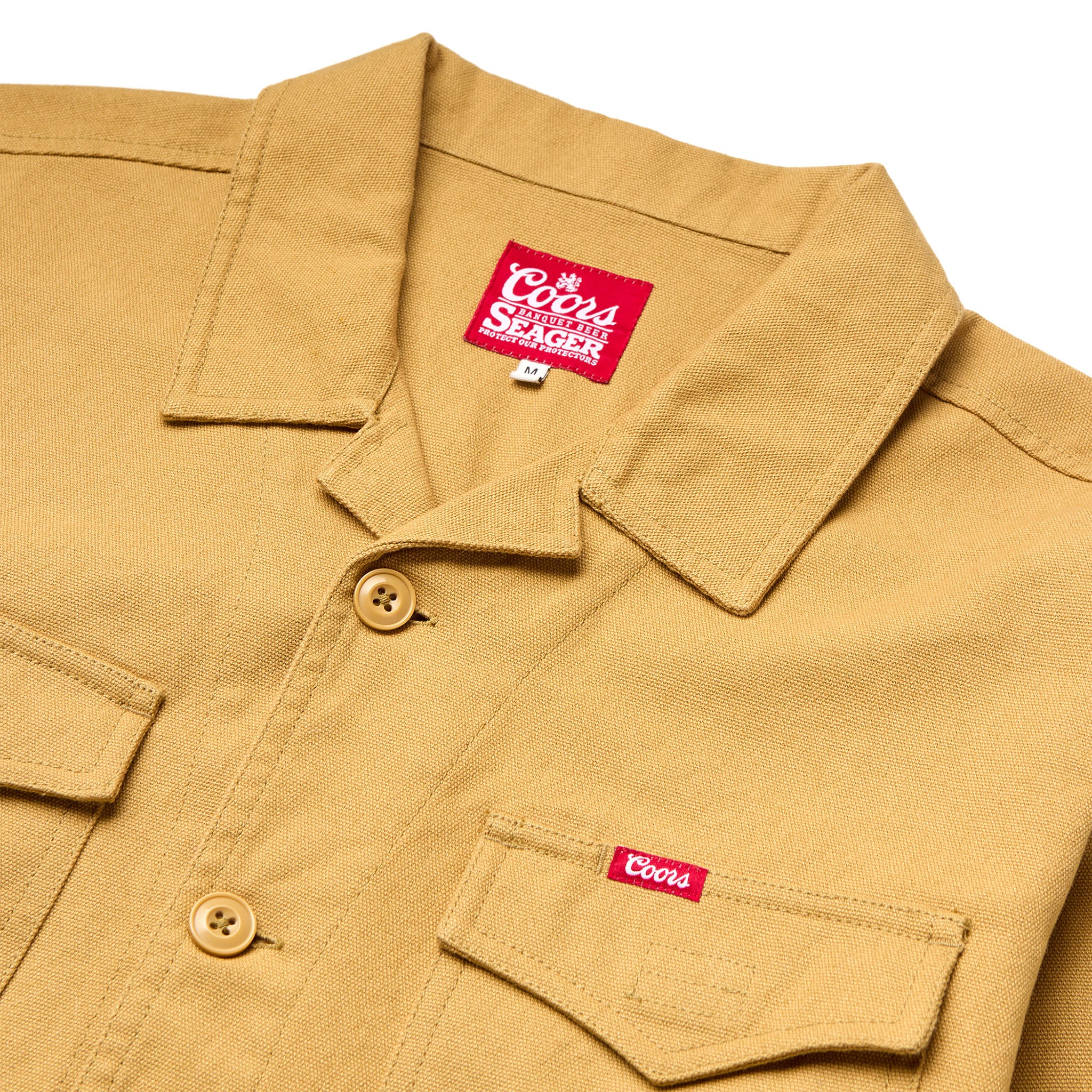 Seager x Coors Banquet Wildland Overshirt Coyote Brown - Image 4