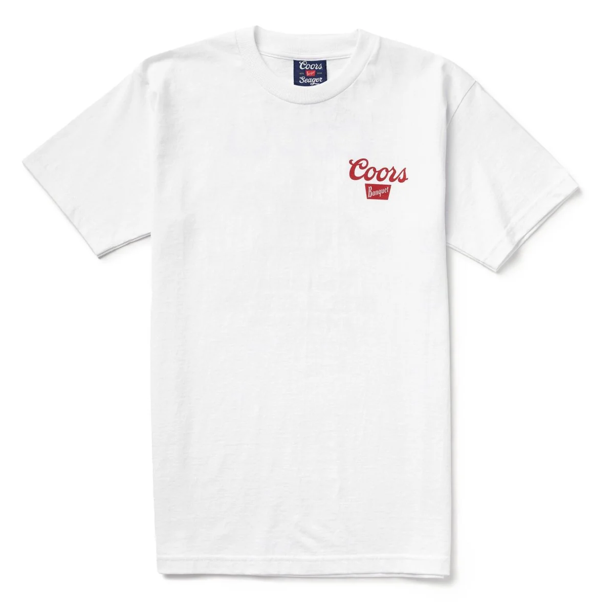 SEAGER X COORS BANQUET BEER RUN TEE WHITE - Image 2