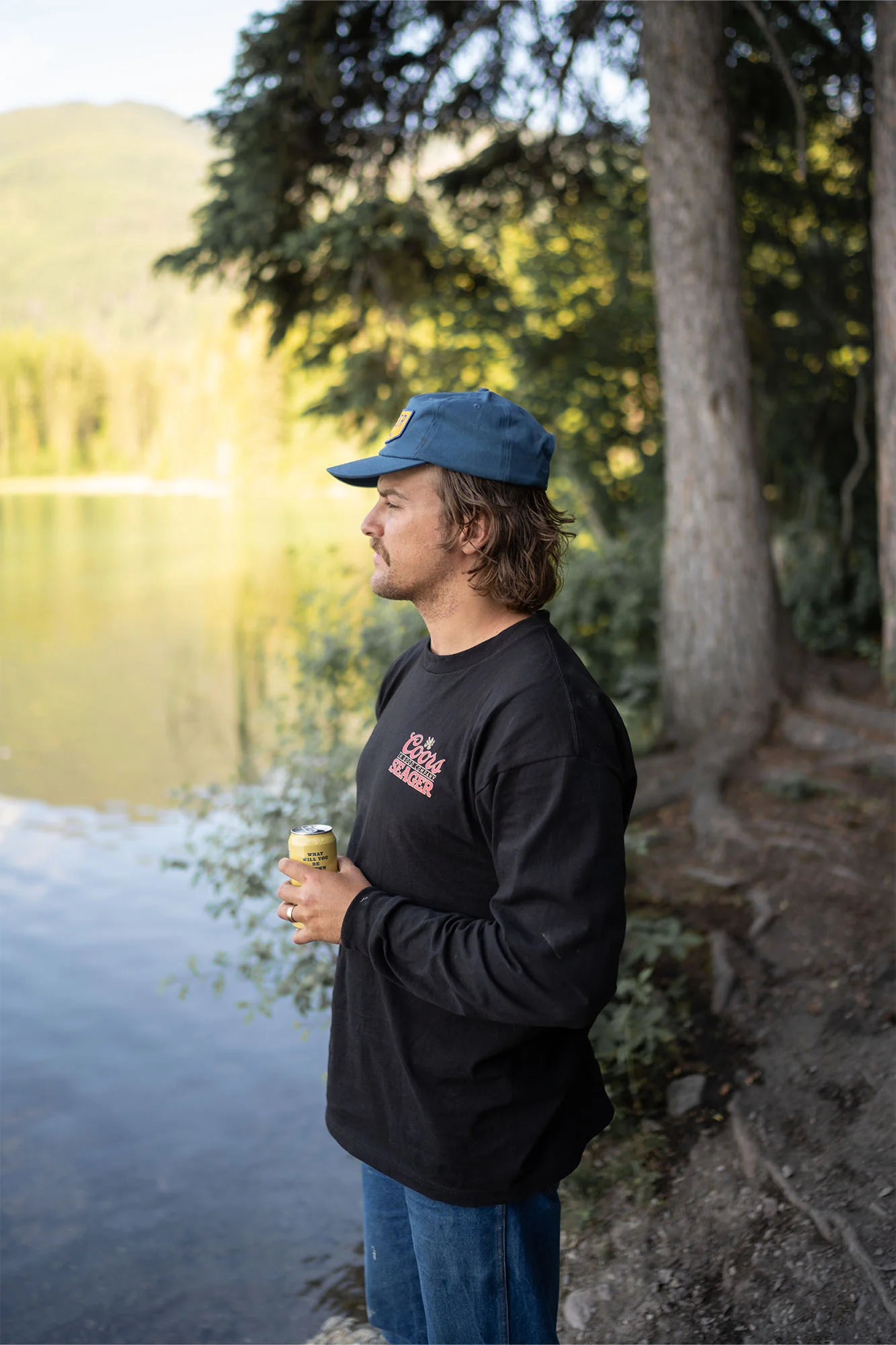 SEAGER X COORS BANQUET BRAND L/S TEE BLACK - Image 6