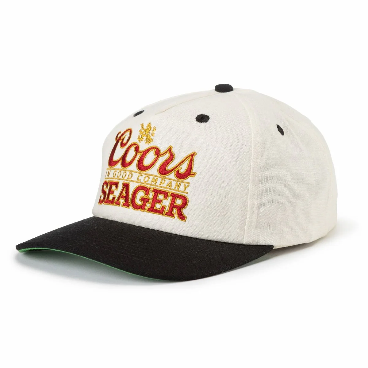 SEAGER X COORS BANQUET BRAND HEMP SNAPBACK CREAM/BLACK