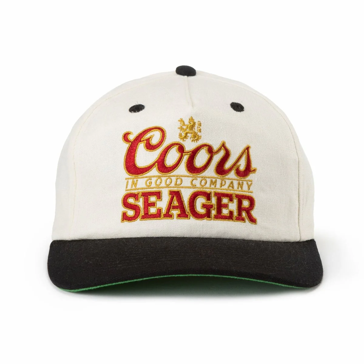SEAGER X COORS BANQUET BRAND HEMP SNAPBACK CREAM/BLACK - Image 2