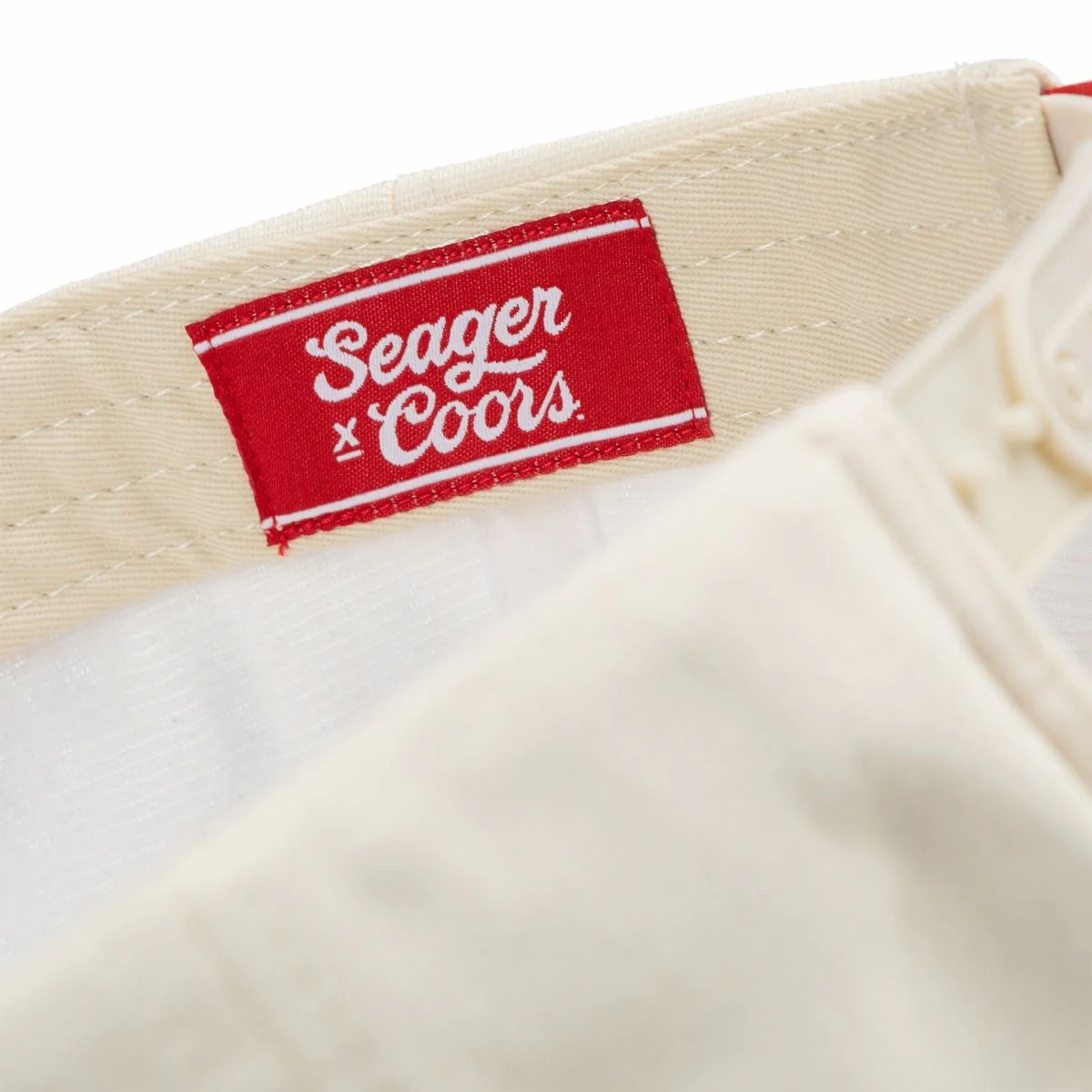 SEAGER X COORS BANQUET BRAND HEMP SNAPBACK CREAM/BLACK - Image 5