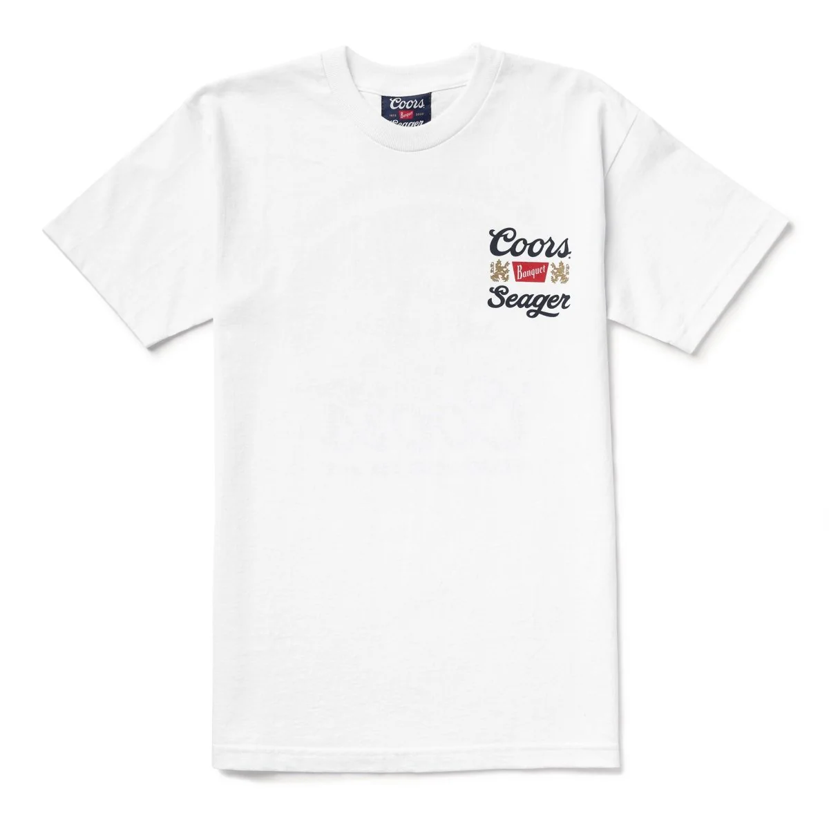 SEAGER X COORS BANQUET CAMP OUT TEE WHITE - Image 2