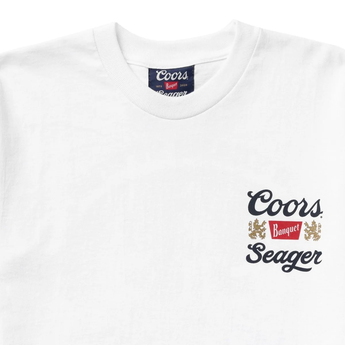 SEAGER X COORS BANQUET CAMP OUT TEE WHITE - Image 4