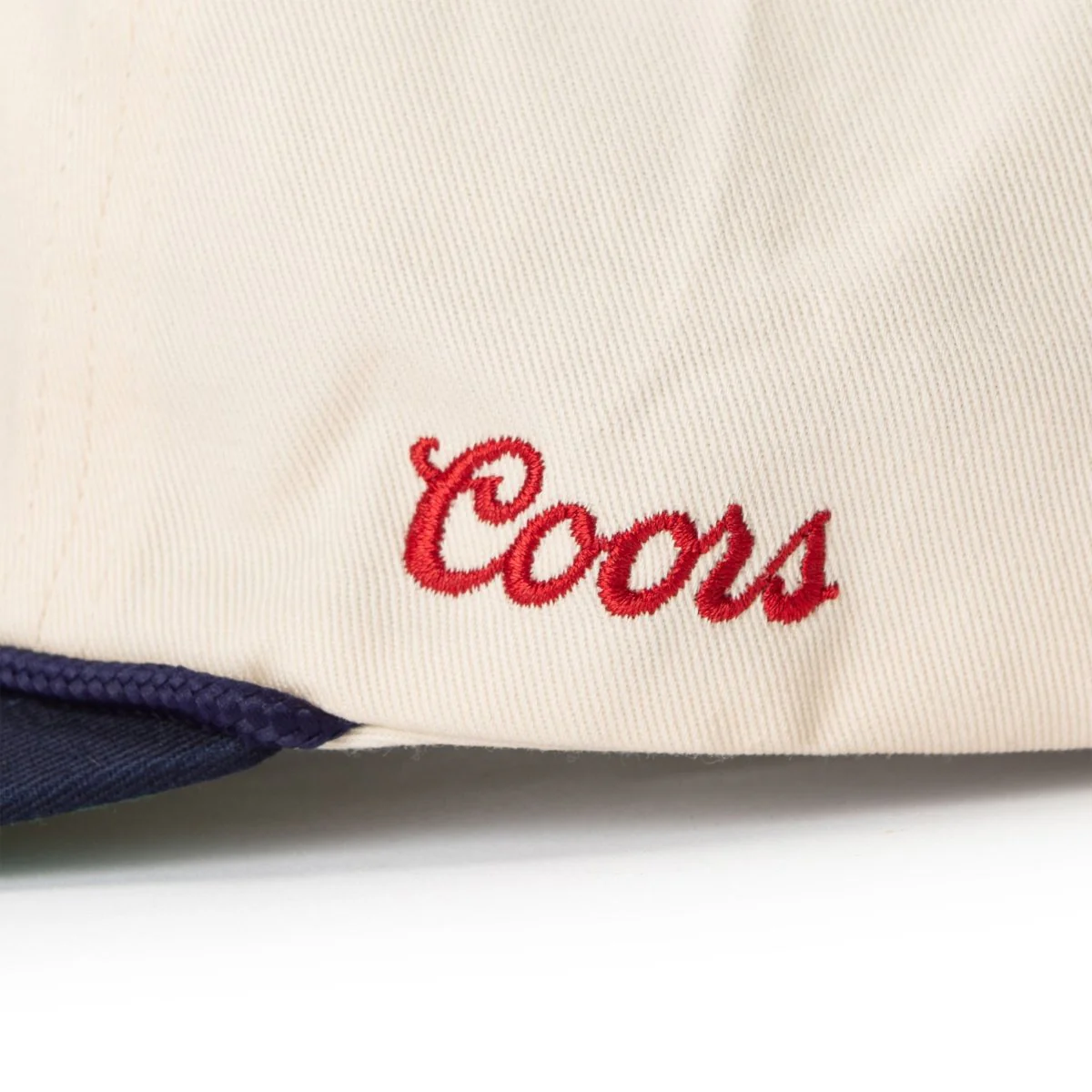 SEAGER X COORS BANQUET HIGH COUNTRY SNAPBACK WHITE/NAVY - Image 4