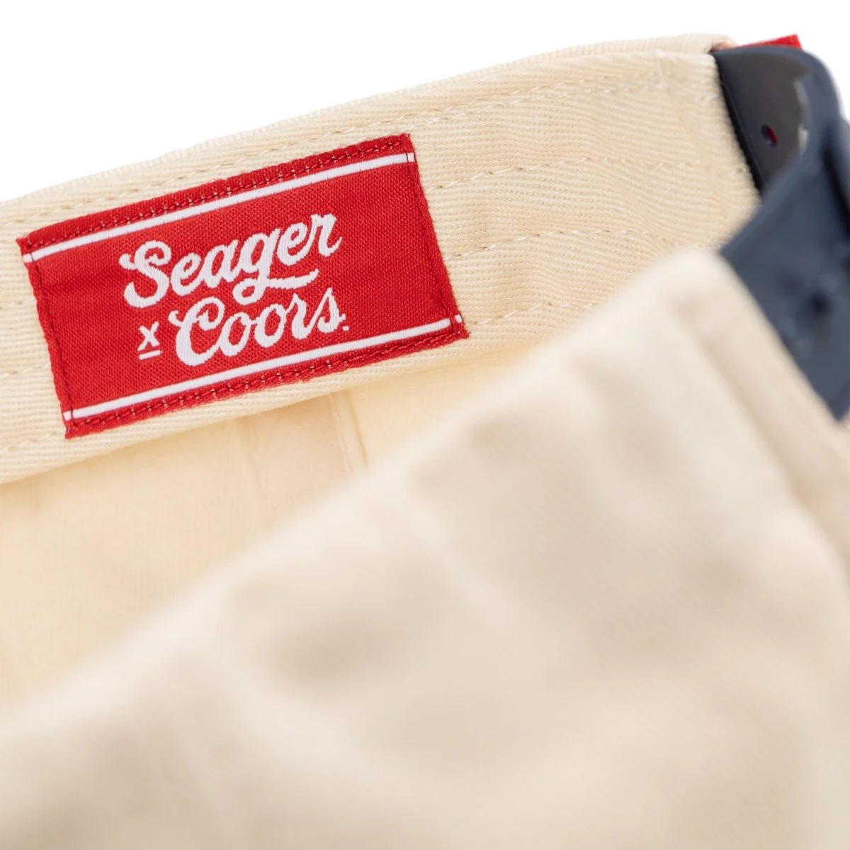 SEAGER X COORS BANQUET HIGH COUNTRY SNAPBACK WHITE/NAVY - Image 6