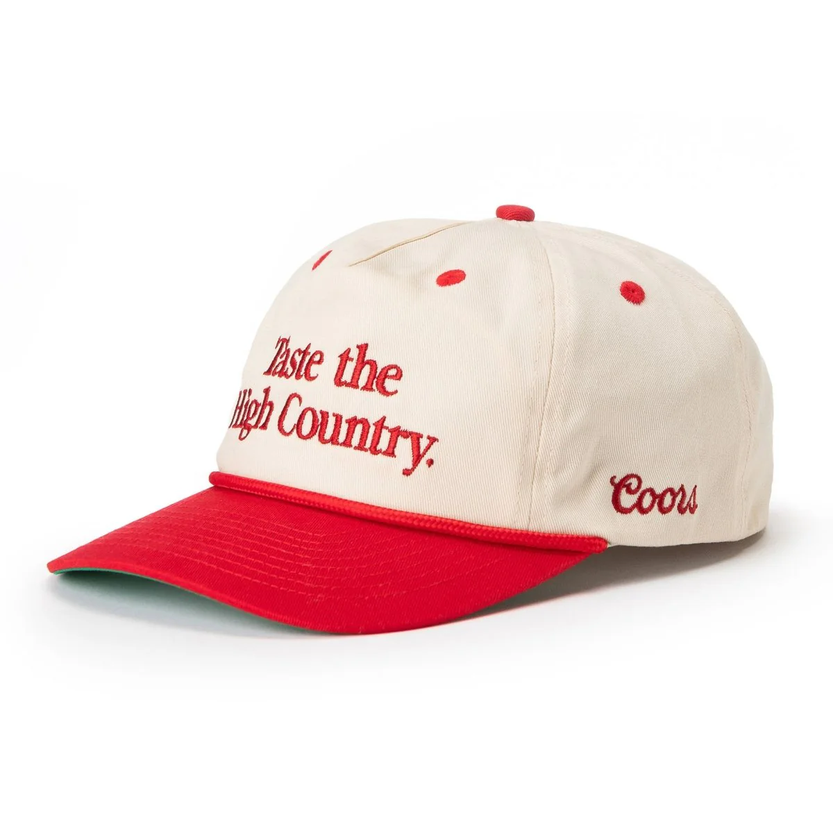 SEAGER X COORS BANQUET HIGH COUNTRY SNAPBACK WHITE/RED