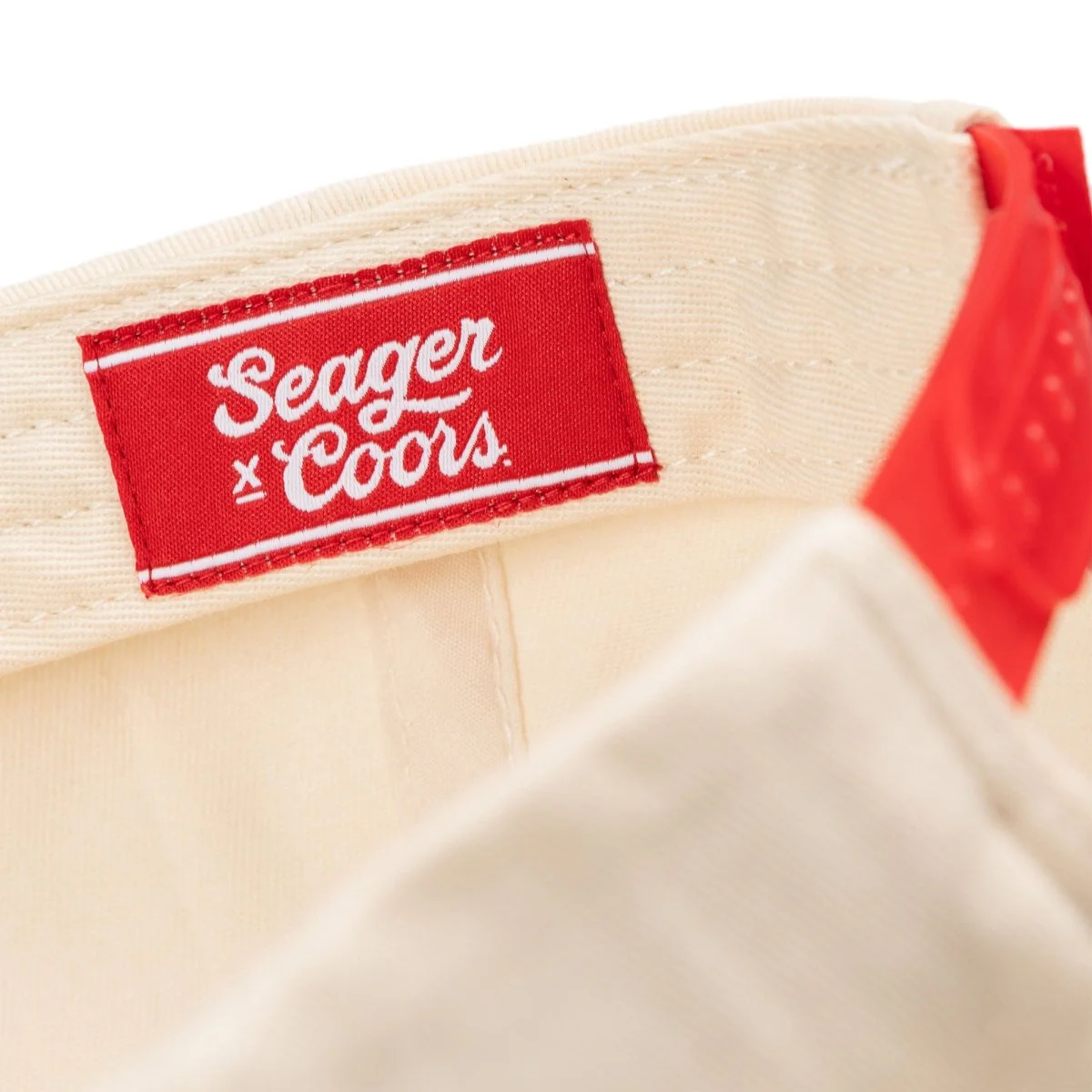 SEAGER X COORS BANQUET HIGH COUNTRY SNAPBACK WHITE/RED - Image 5