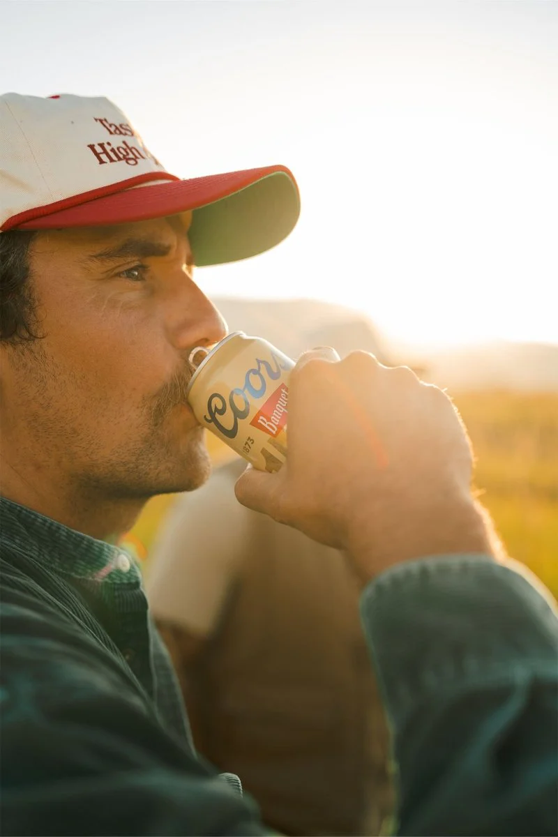 SEAGER X COORS BANQUET HIGH COUNTRY SNAPBACK WHITE/RED - Image 7