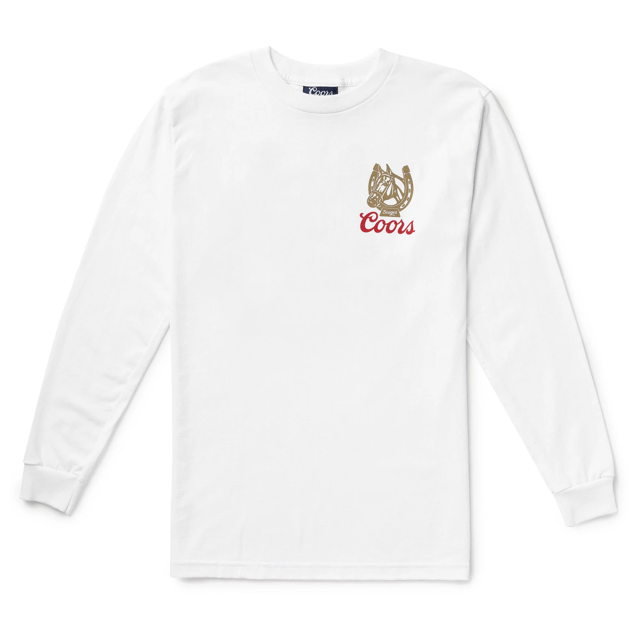 SEAGER X COORS BANQUET LEGACY L/S TEE WHITE - Image 2