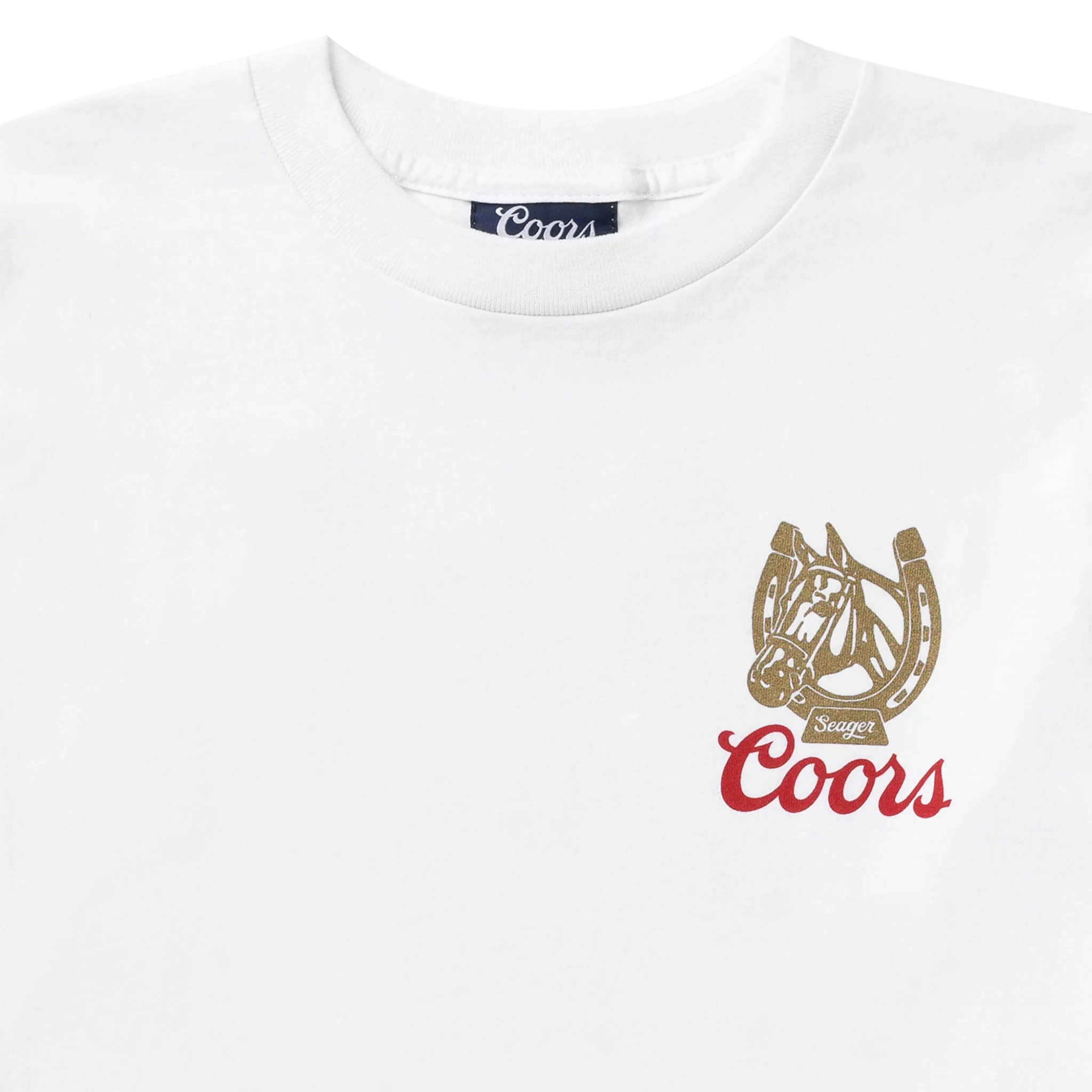 SEAGER X COORS BANQUET LEGACY L/S TEE WHITE - Image 4