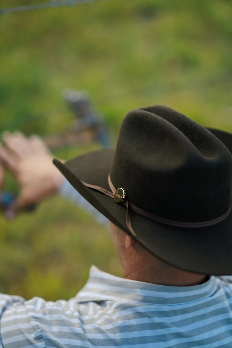 Seager x Coors Banquet Longhorn 4X Hat Black - Image 10