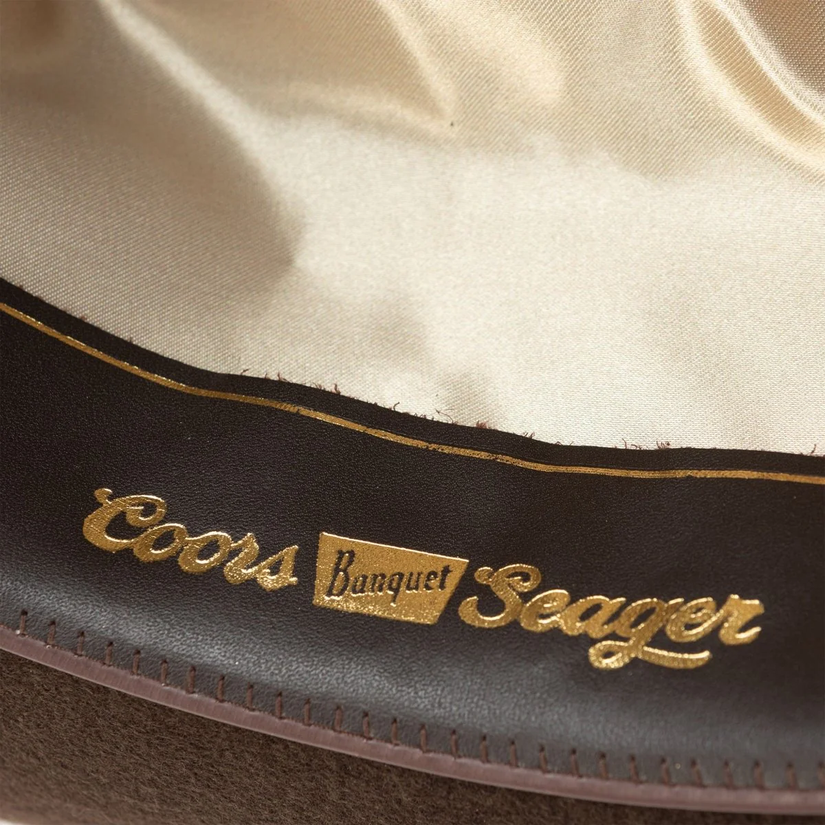 Seager x Coors Banquet Longhorn 4X Hat Chocolate - Image 9