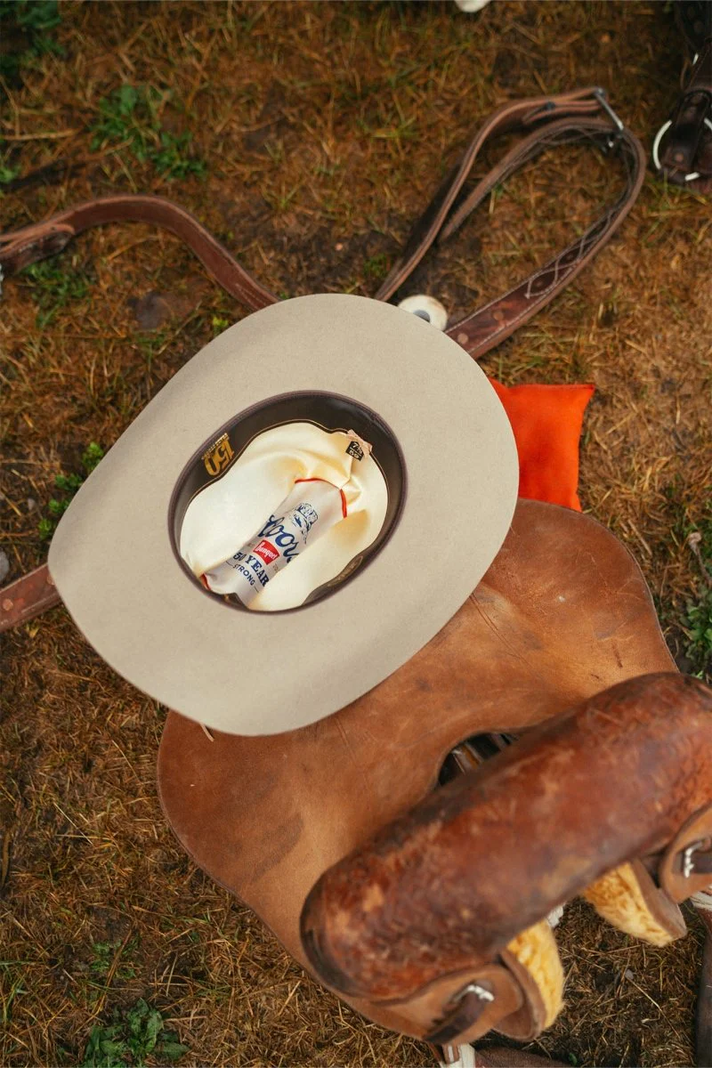 Seager x Coors Banquet Longhorn 4X Hat Stone - Image 10