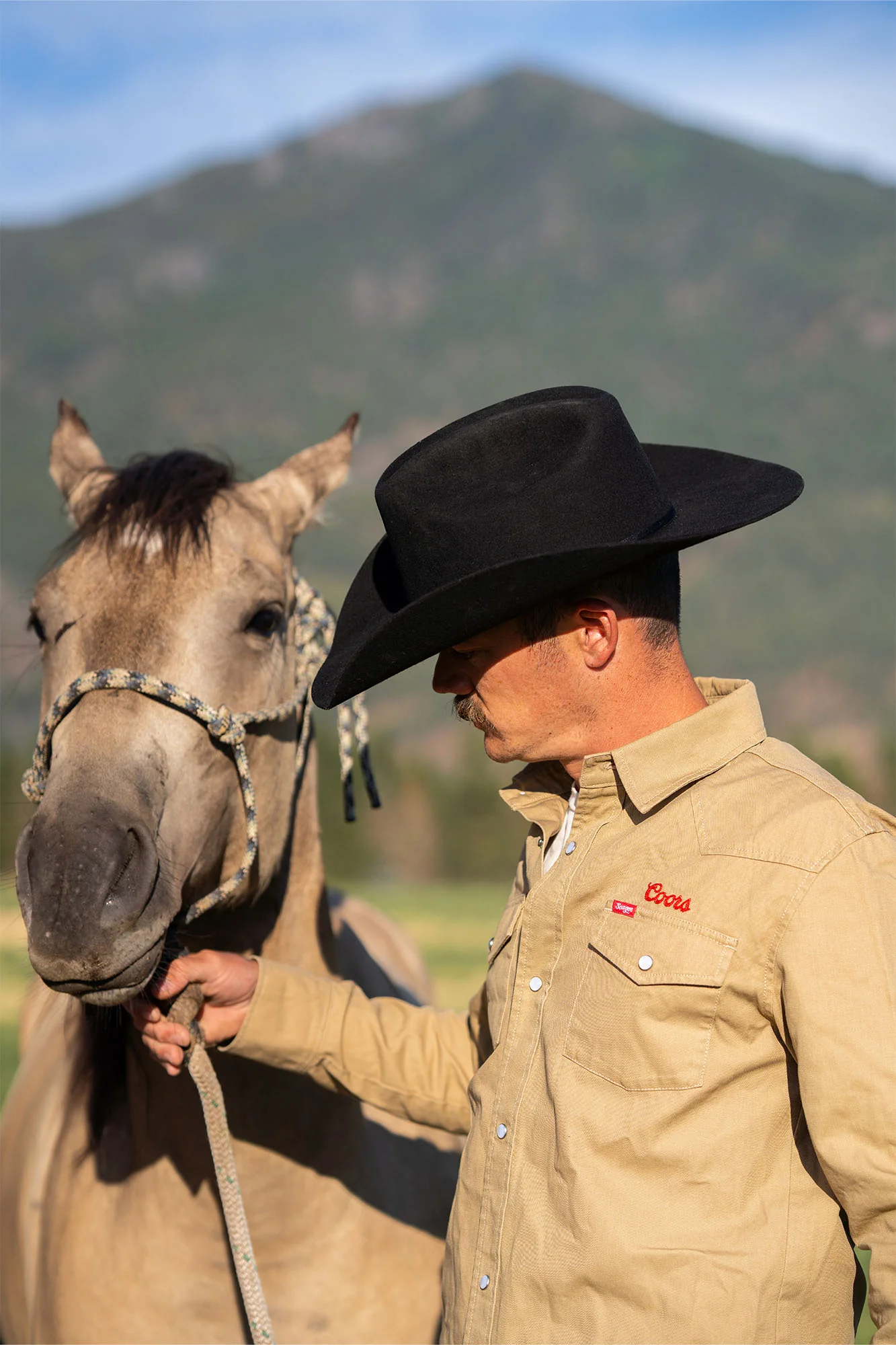 Seager x Coors Banquet Reagan Denim Pearl Snap - Image 9
