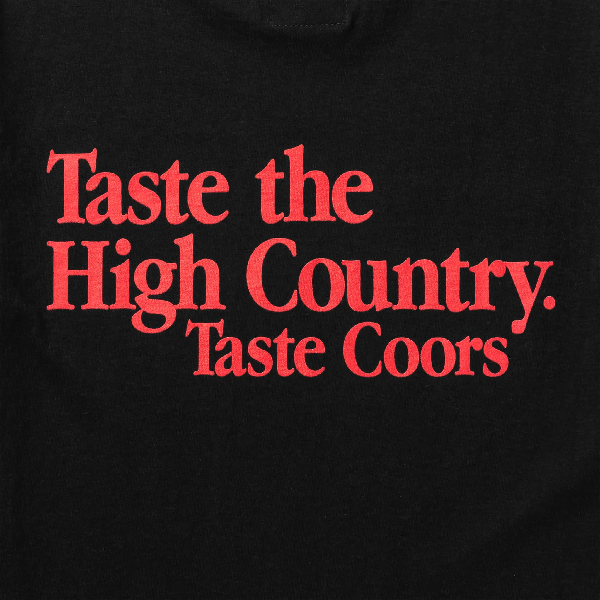 SEAGER X COORS BANQUET TASTE THE HIGH COUNTRY TEE BLACK - Image 3