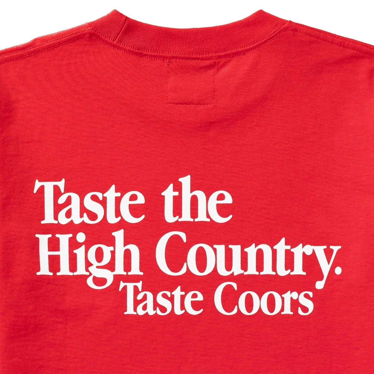 SEAGER X COORS BANQUET TASTE THE HIGH COUNTRY TEE RED - Image 3