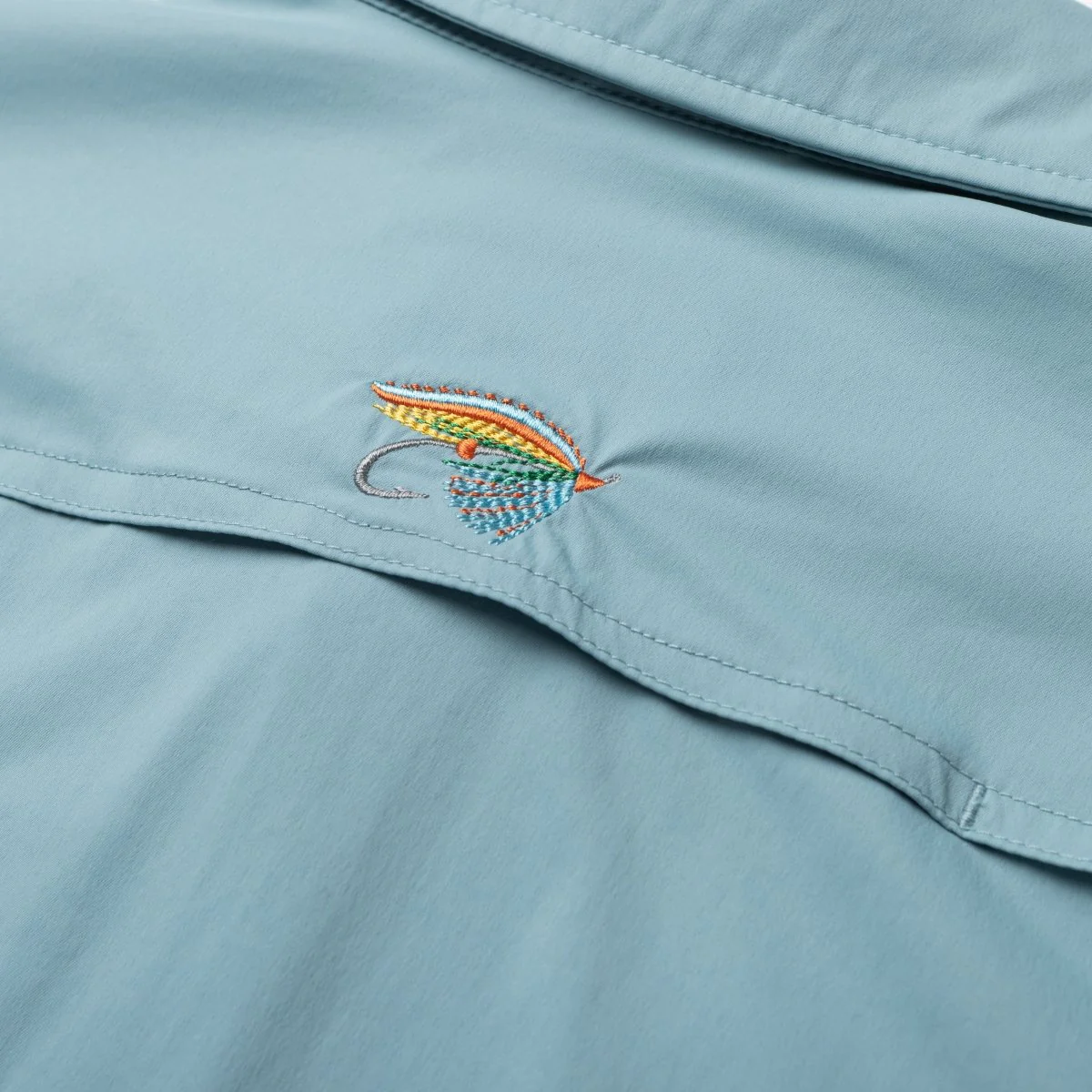 Seager x Flylords El Pescador L/S Shirt Teal - Image 6