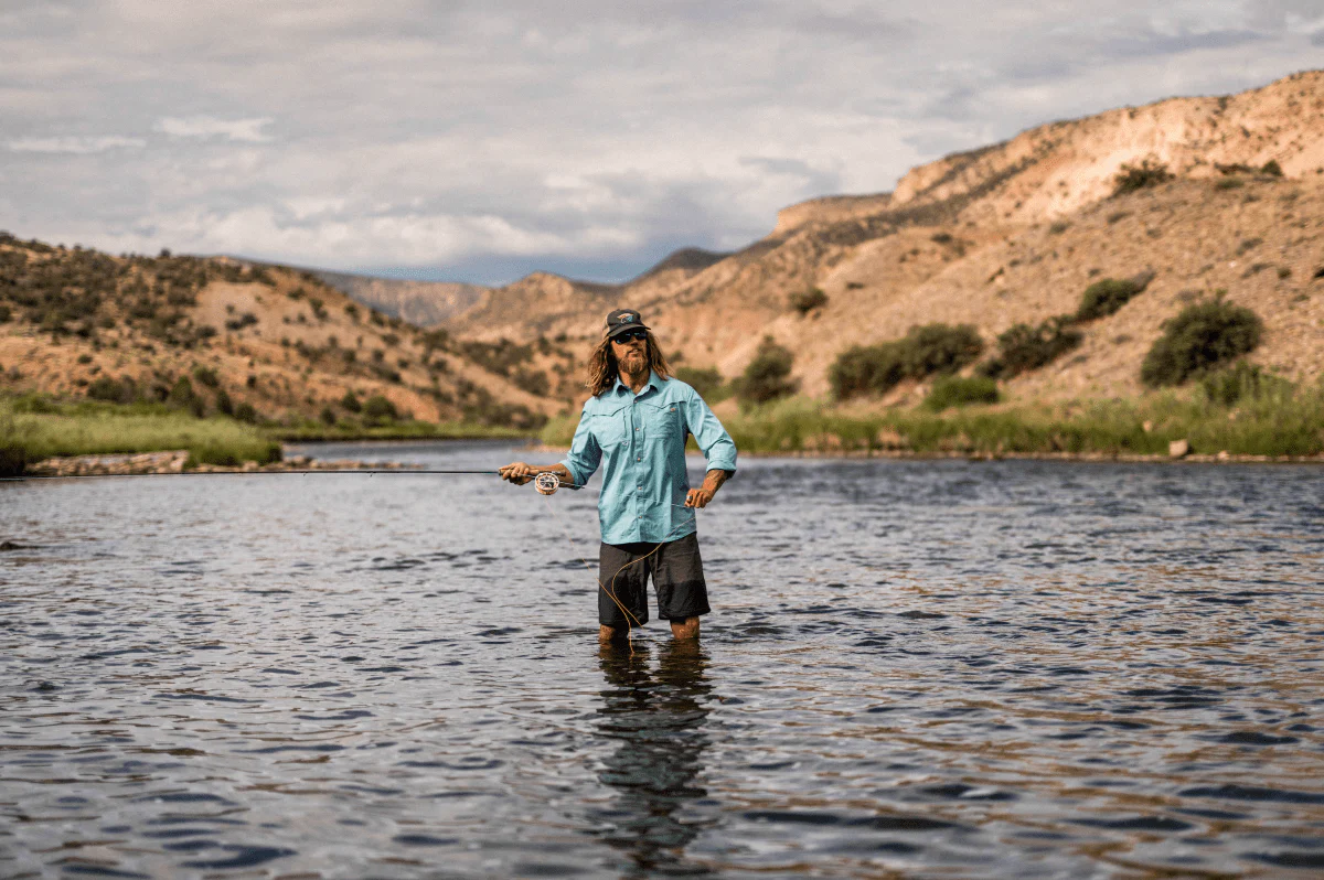 Seager x Flylords El Pescador L/S Shirt Teal - Image 7