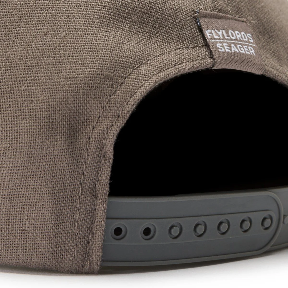 Seager x Flylords Wader Hemp Snapback Stone Grey - Image 4