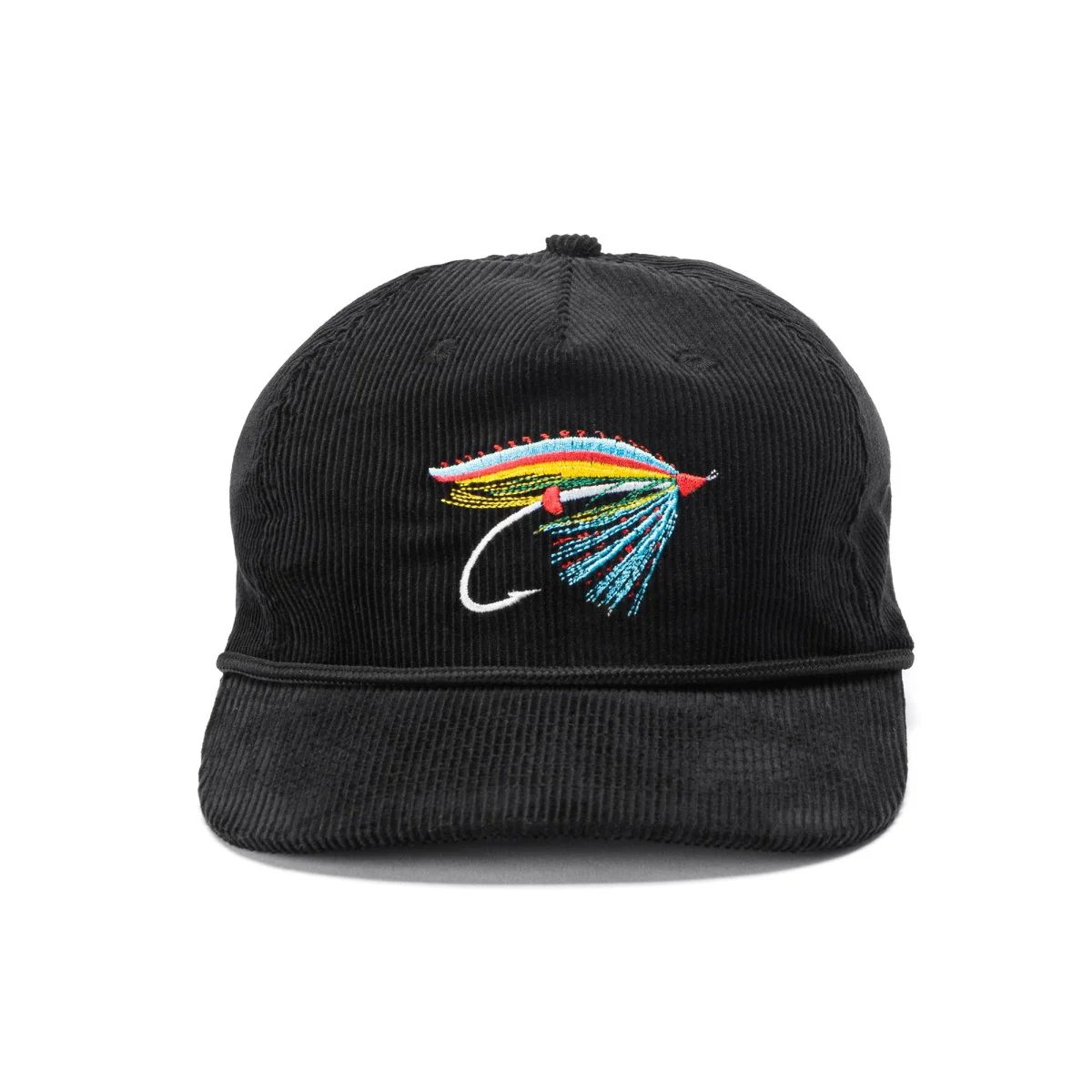 Seager x Flylords Dry Fly Corduroy Snapback Black - Image 2
