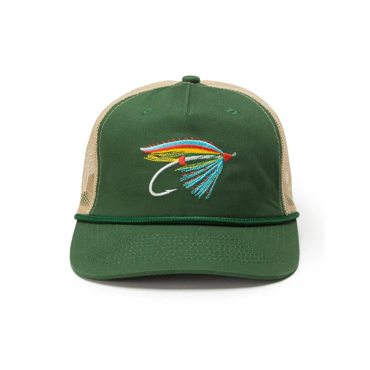 Seager x Flylords Dry Fly Mesh Snapback Green - Image 2
