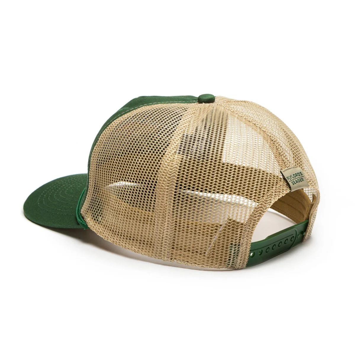 Seager x Flylords Dry Fly Mesh Snapback Green - Image 3