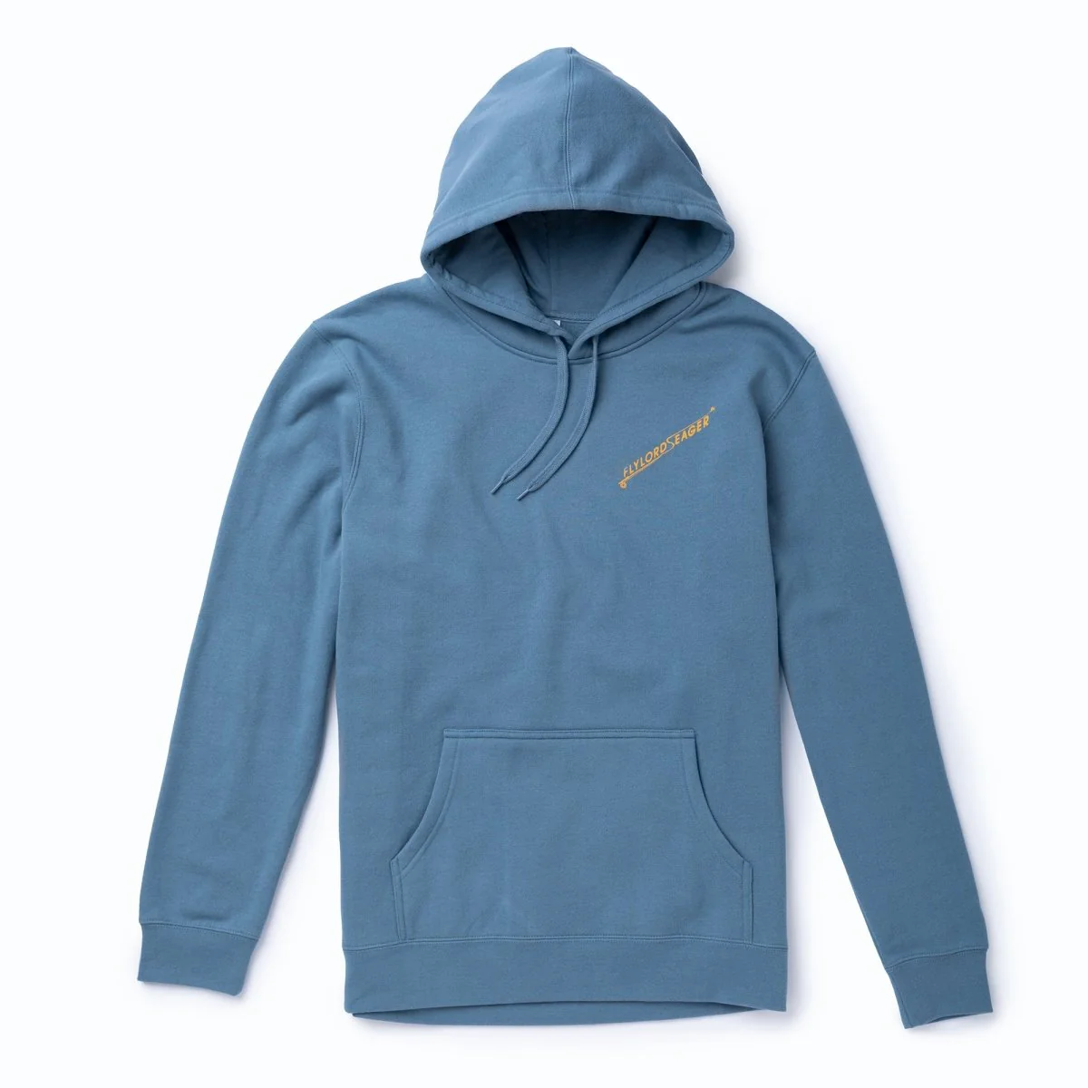 Seager x Flylords Dry Fly Hoodie Steel Blue