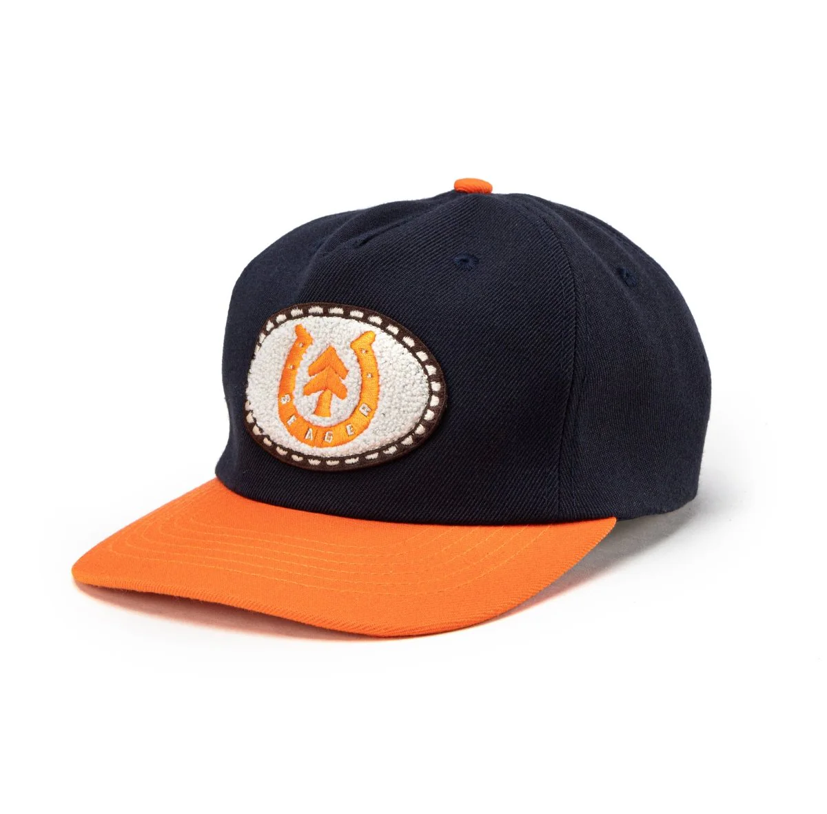 Seager x Huckberry Buckle Hat Blue/Orange