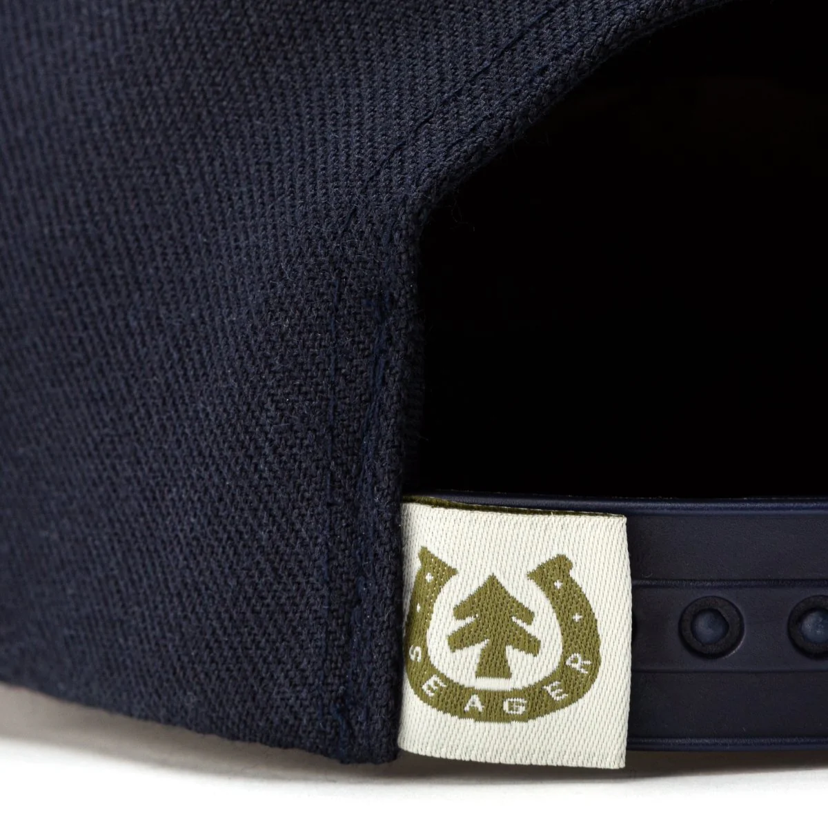 Seager x Huckberry Buckle Hat Blue/Orange - Image 4