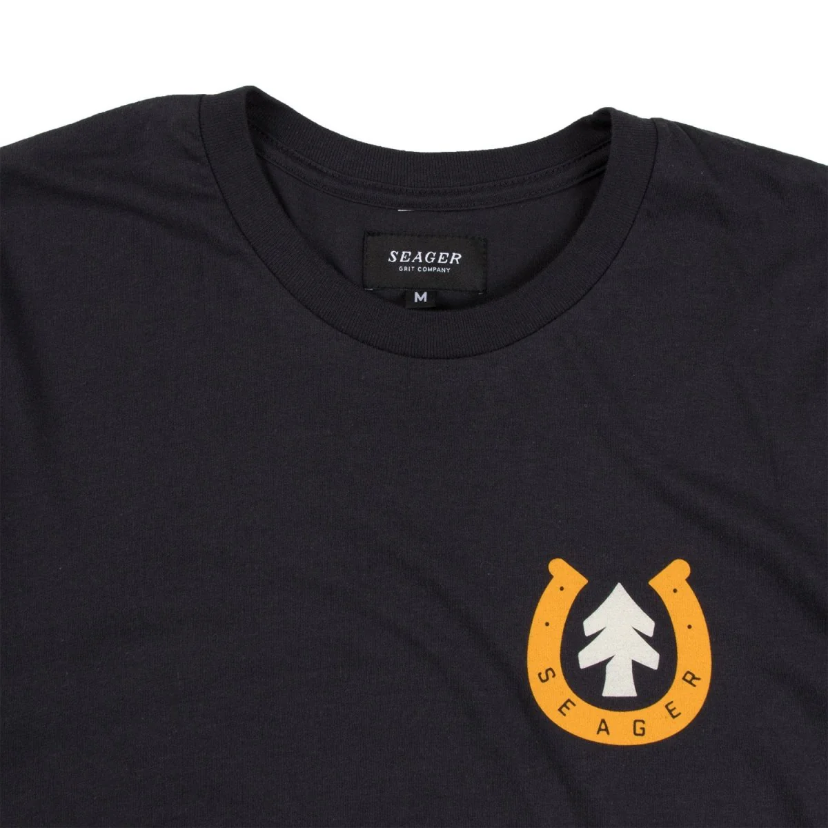Seager x Huckberry Map Tee Charcoal - Image 4