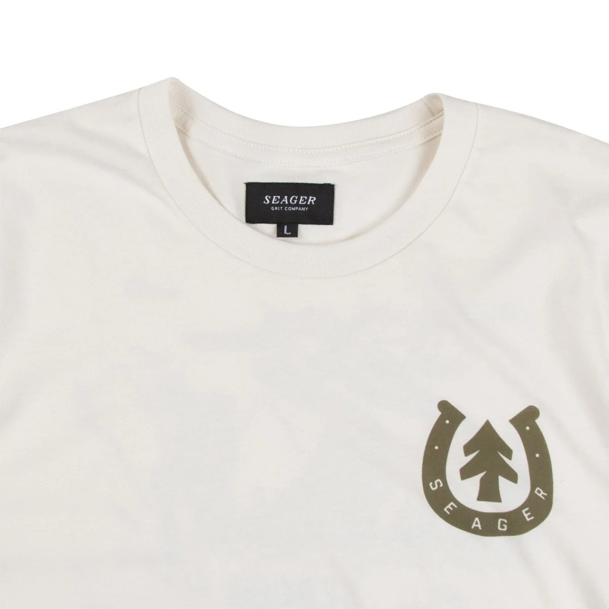 Seager x Huckberry Map Tee Vintage White - Image 4