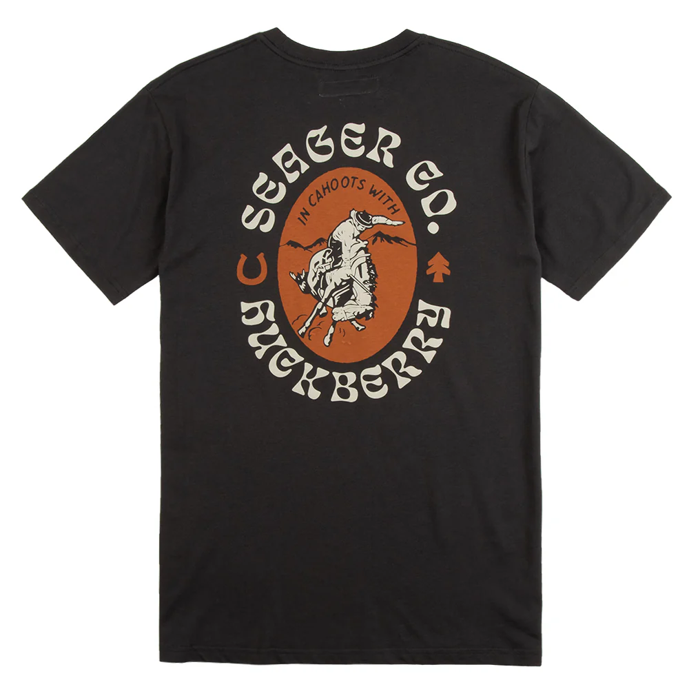 Seager x Huckberry Rodeo Tee Coal