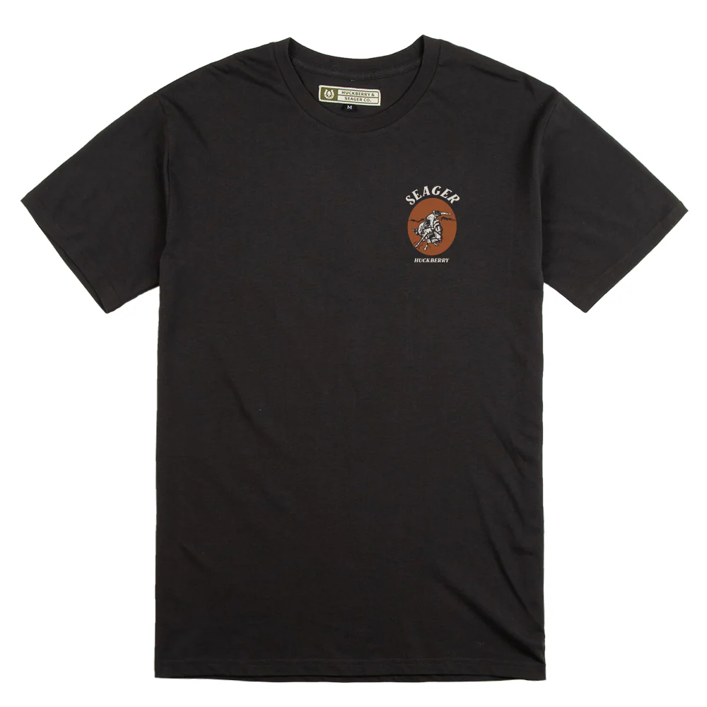 Seager x Huckberry Rodeo Tee Coal - Image 2