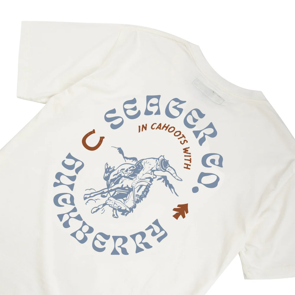 Seager x Huckberry Rodeo Tee White - Image 3