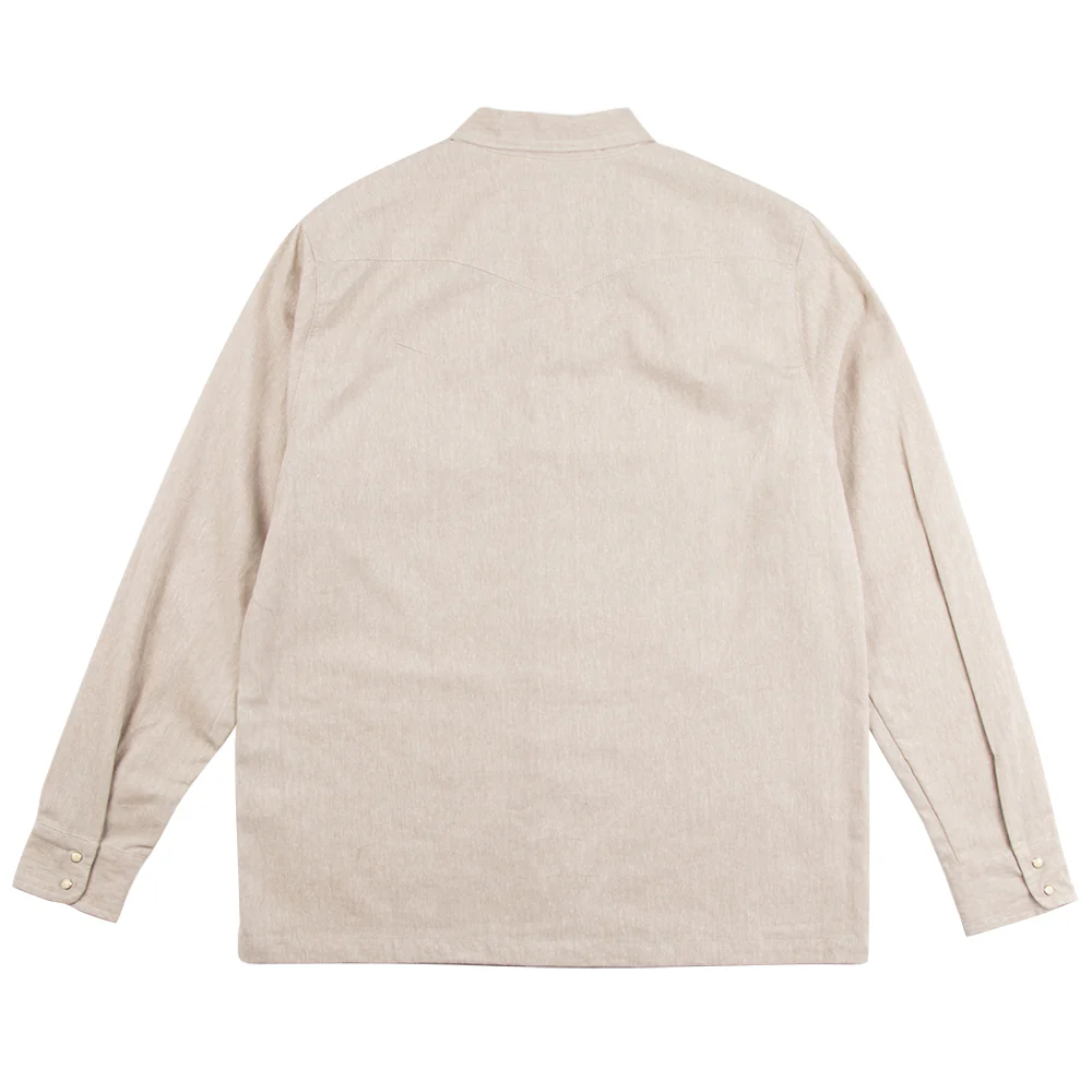 Seager x Huckberry Whippersnapper L/S Linen Sand - Image 2
