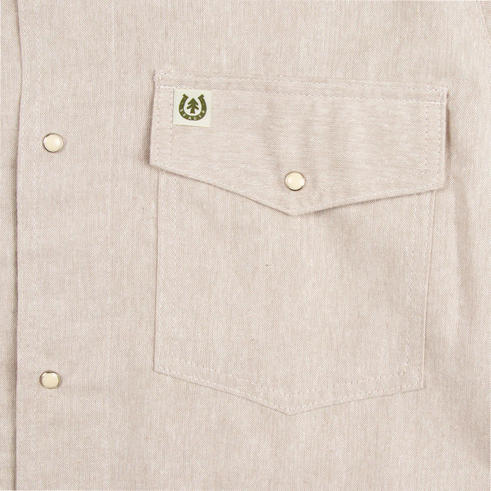 Seager x Huckberry Whippersnapper L/S Linen Sand - Image 5