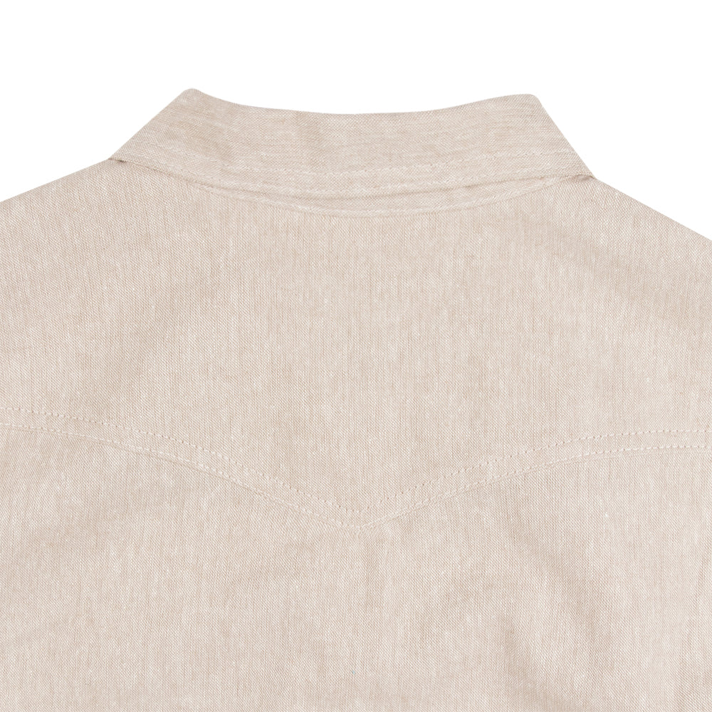 Seager x Huckberry Whippersnapper L/S Linen Sand - Image 6