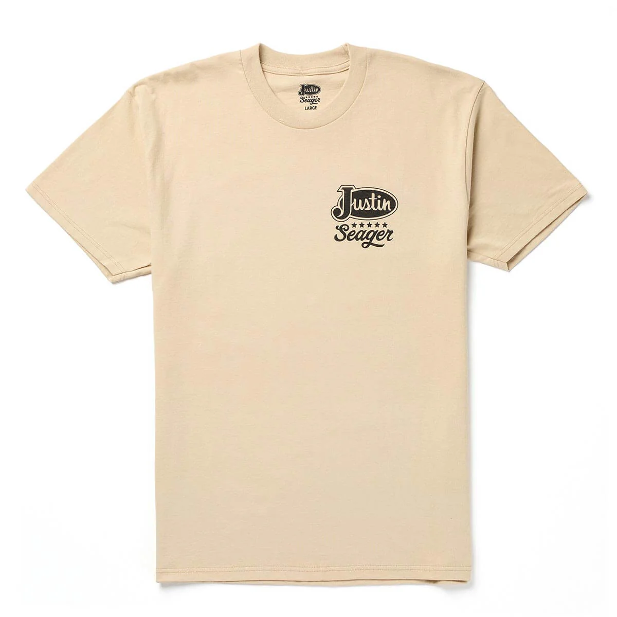 Seager x Justin Boots Legacy Tee Sand - Image 2