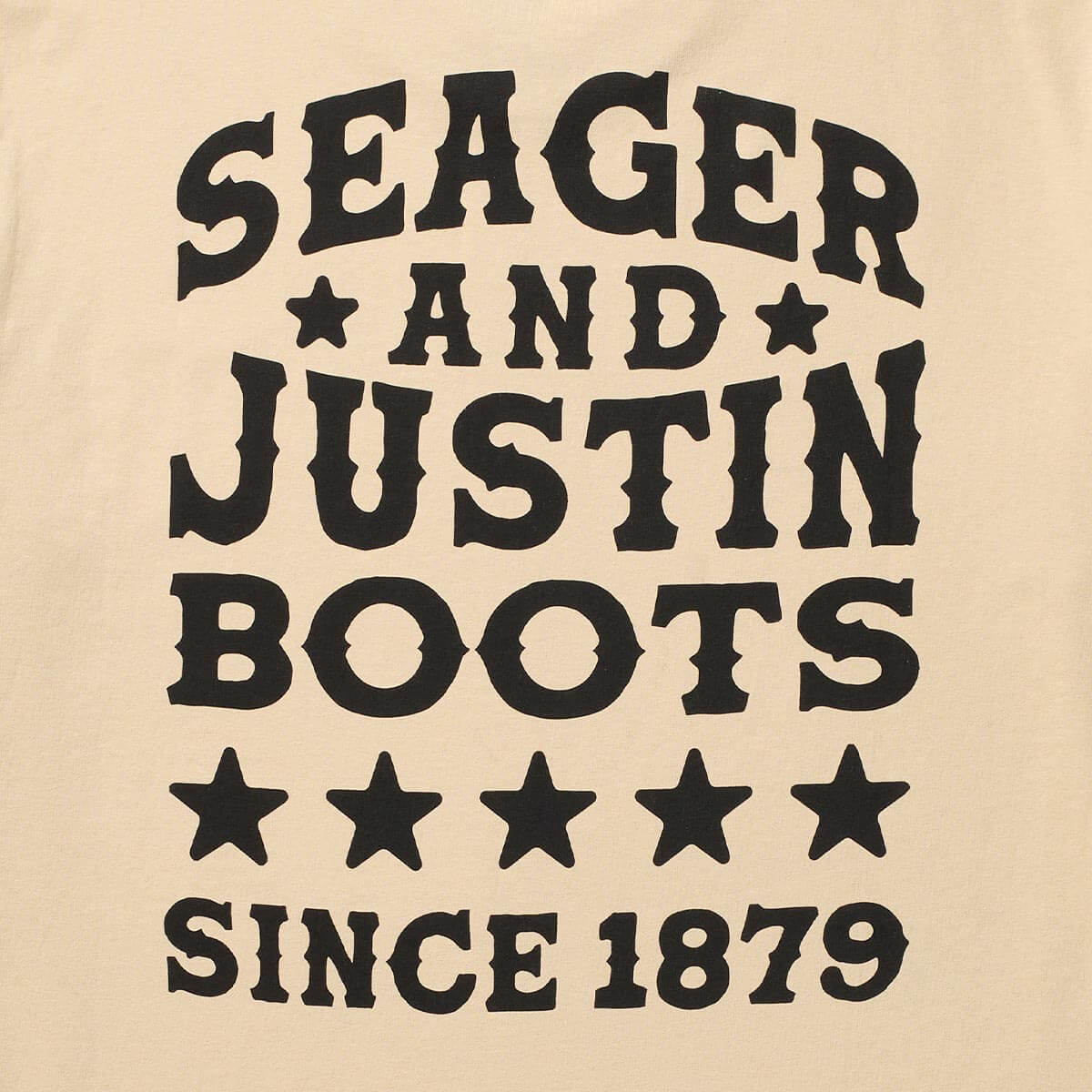 Seager x Justin Boots Legacy Tee Sand - Image 3