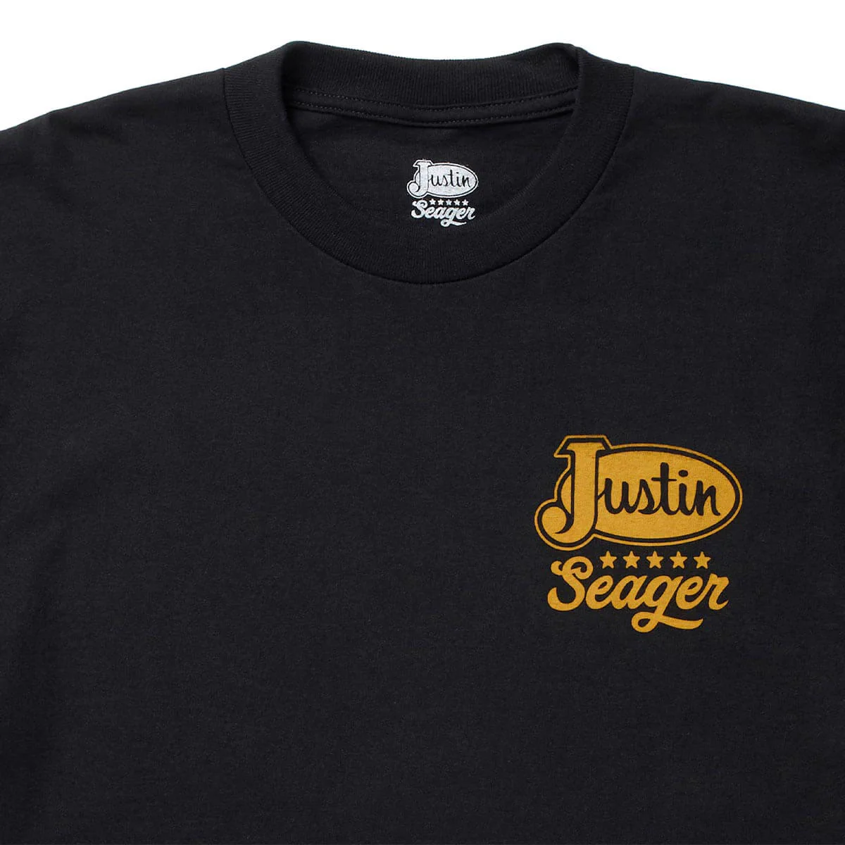 Seager x Justin Boots Tee Black - Image 4